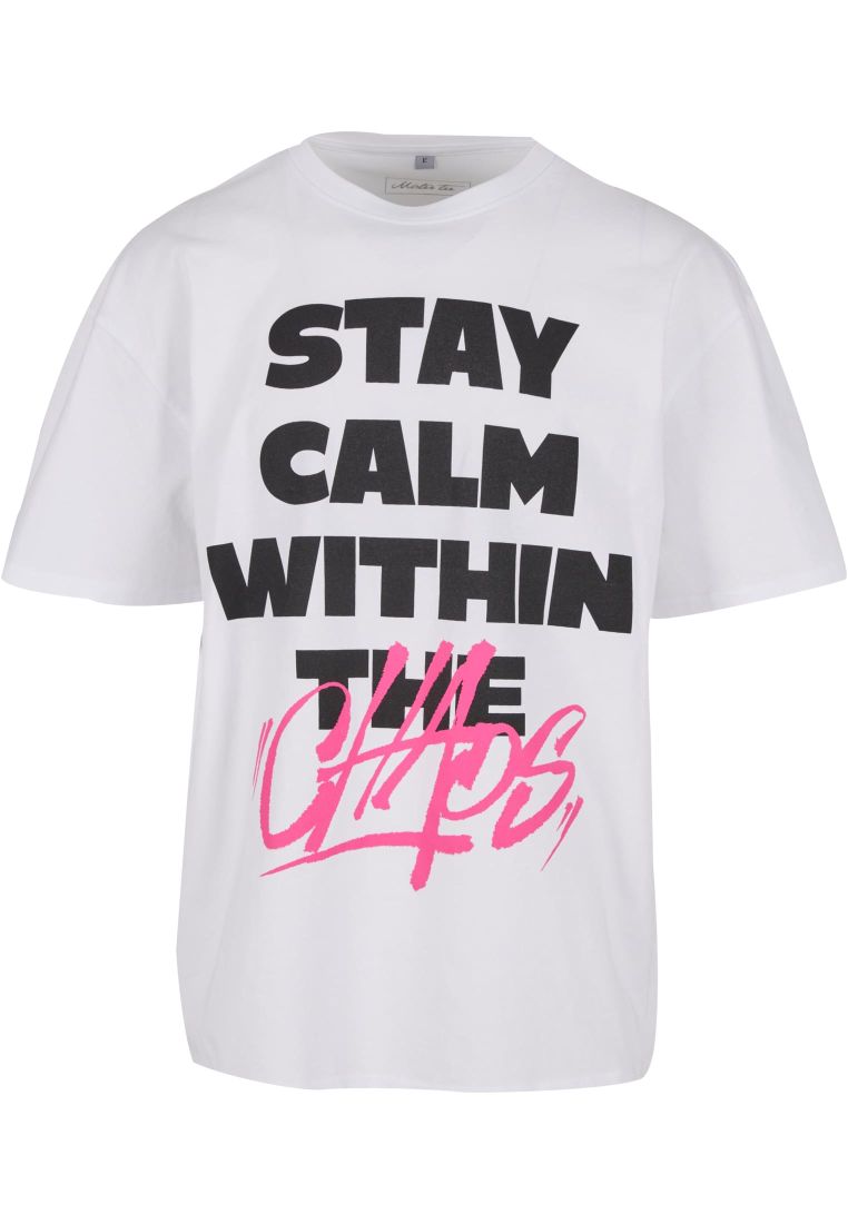 Stay Calm In Chaos Oversize Tee -  - TTUMT3870 - 6