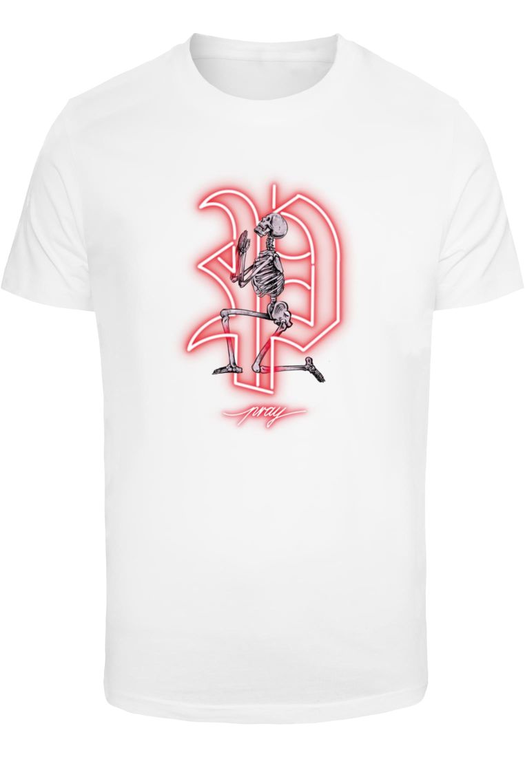 Pray Neon Skull Tee -  - TTUMT3891 - 2