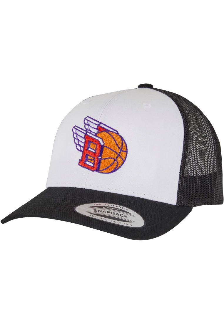 Basketball Fly Retro Trucker Colored Fro -  - TTUMT3899 - 3