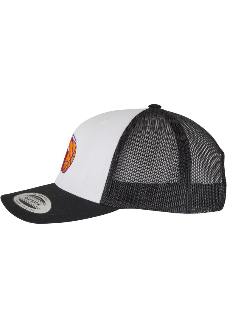 Basketball Fly Retro Trucker Colored Fro - - TTUMT3899 - 6