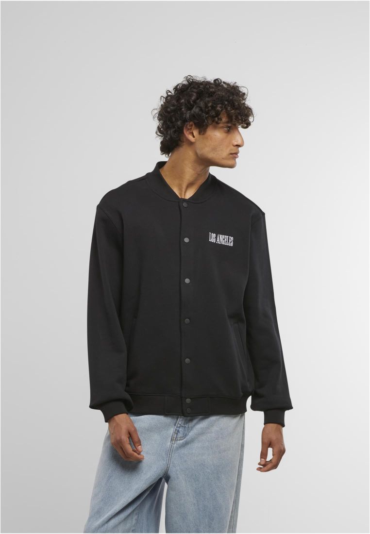 Los Angeles EMB Heavy Tonal College Jacket -  - TTUMT3918 - 1