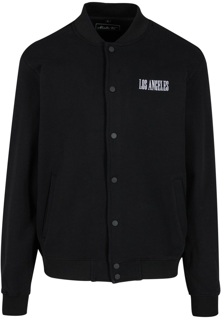 Los Angeles EMB Heavy Tonal College Jacket - - TTUMT3918 - 6