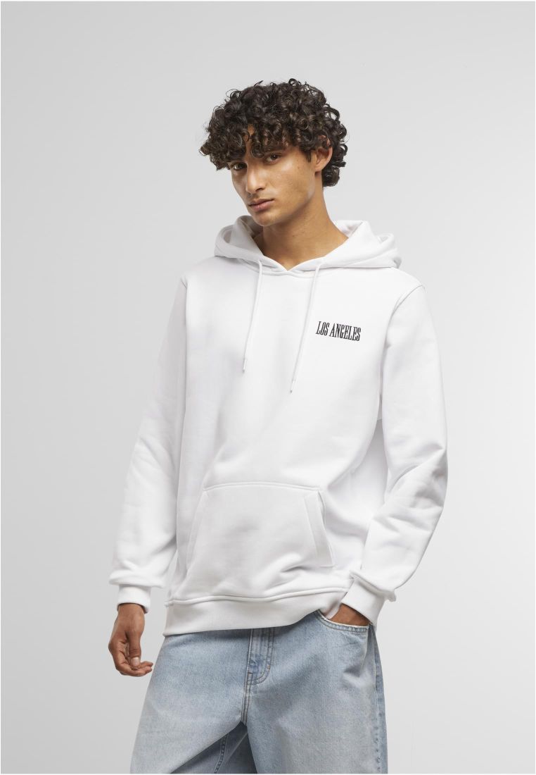 Los Angeles Wording EMB Regular Hoody -  - TTUMT3921 - 1