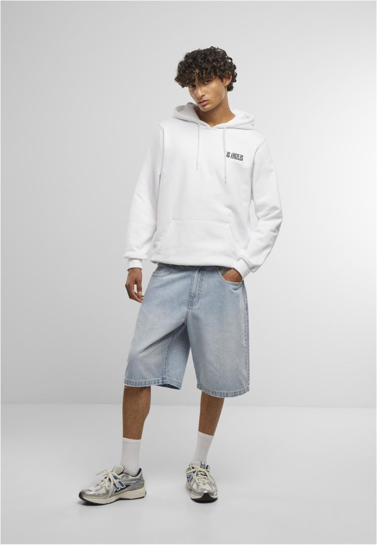 Los Angeles Wording EMB Regular Hoody - - TTUMT3921 - 5