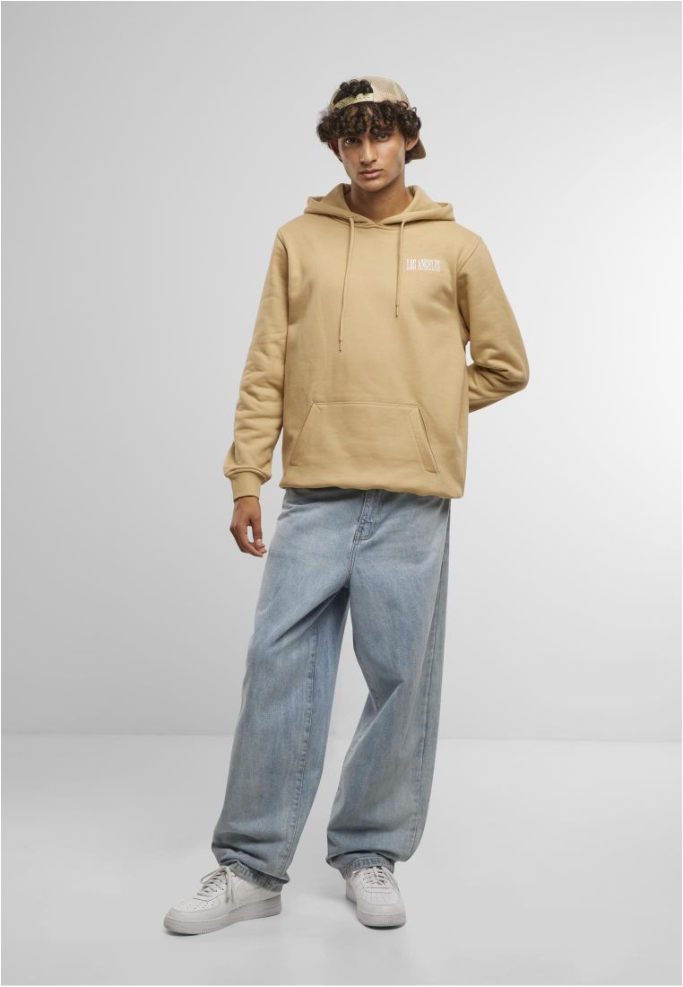 Los Angeles Wording EMB Regular Hoody - - TTUMT3921 - 306