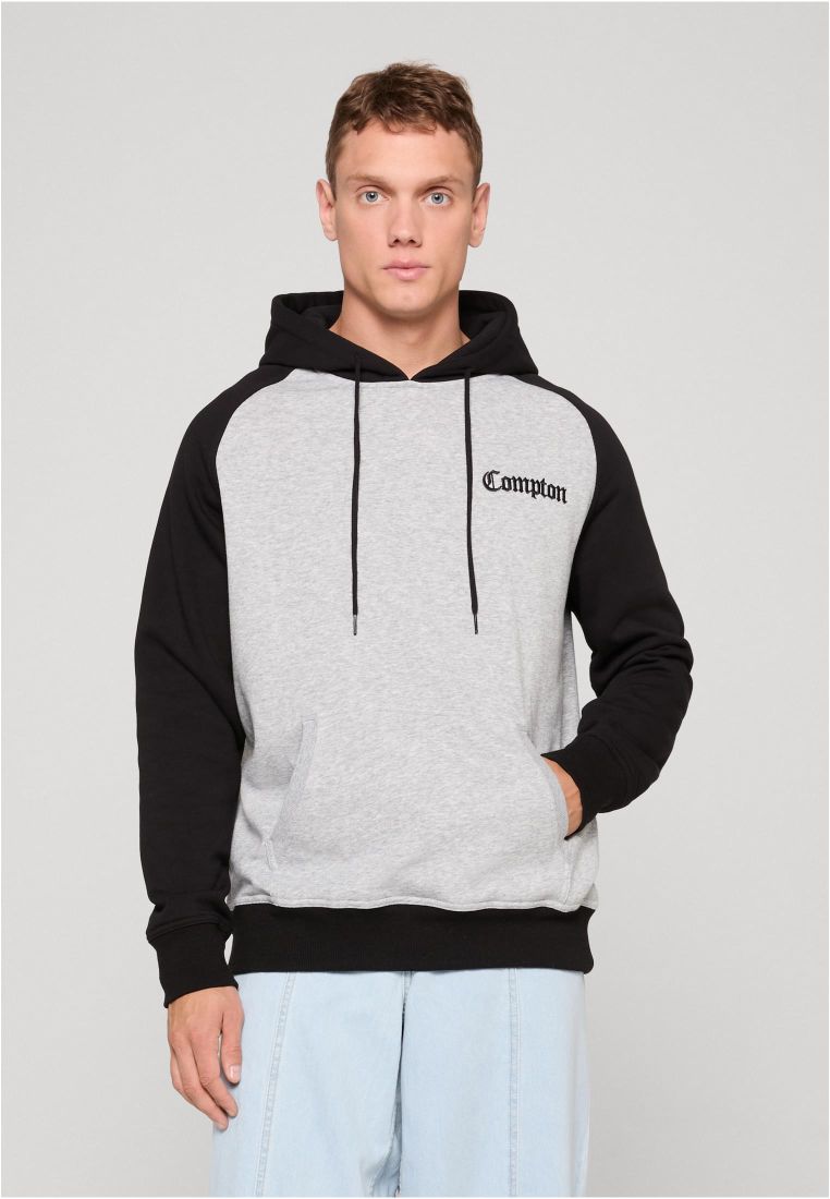 Compton Wording EMB Raglan Hoody -  - TTUMT3922 - 451