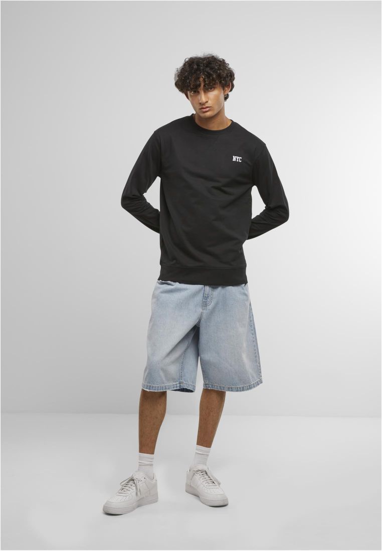 NYC Wording EMB Light Crew Sweatshirt - - TTUMT3925 - 5