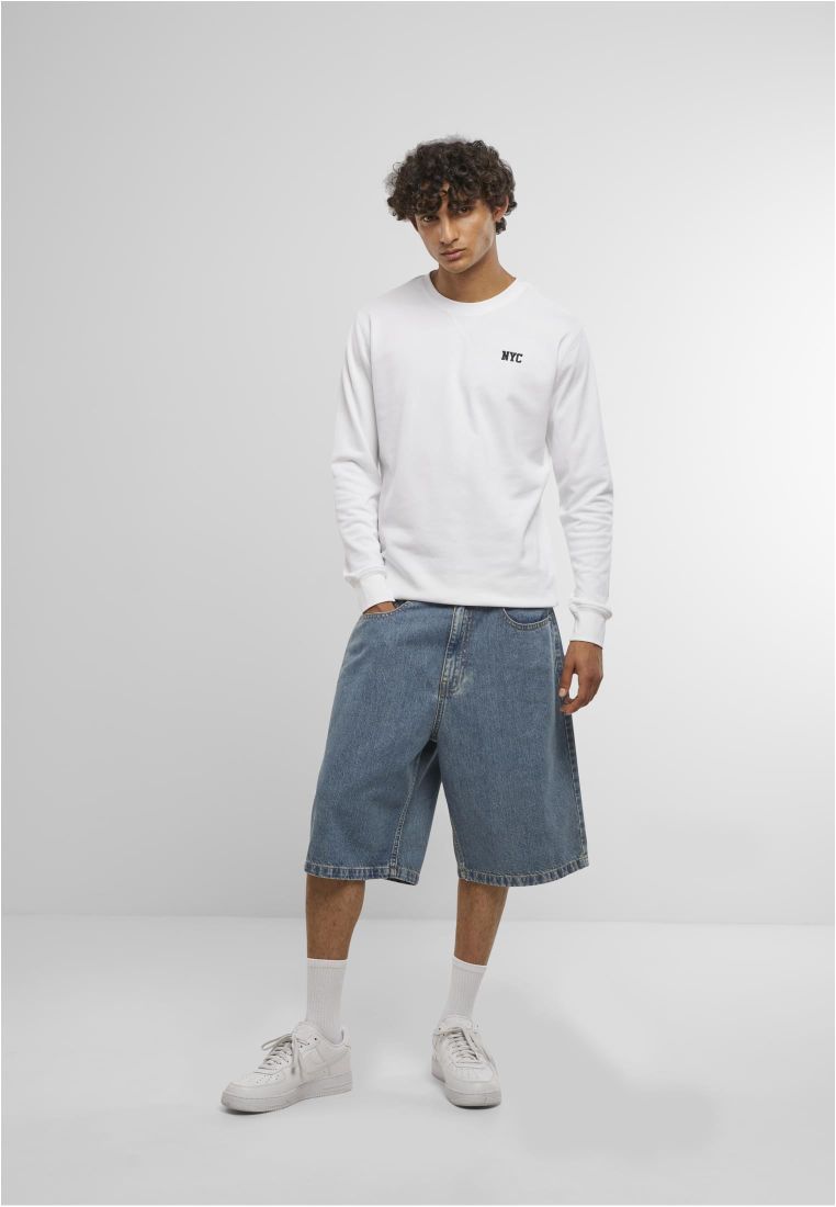 NYC Wording EMB Light Crew Sweatshirt - - TTUMT3925 - 306