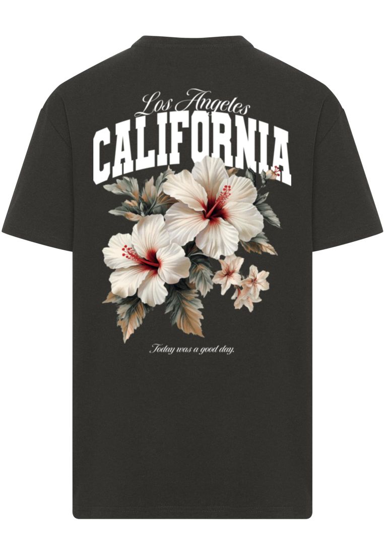 California Hibiskus Heavy Oversize Tee - Mens t-shirts - TTUMT4008 - 4
