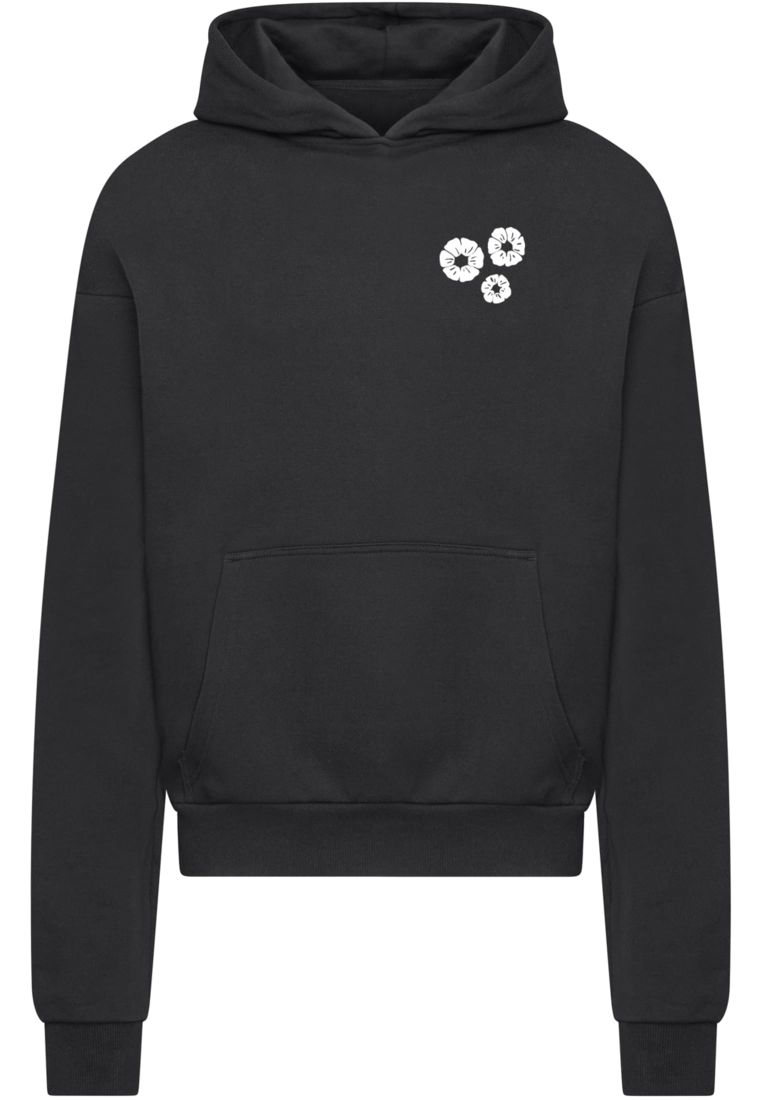 Bold Flowers Heavy Cotton Box Hoody - Miesten Hupparit - TTUMT4022 - 2