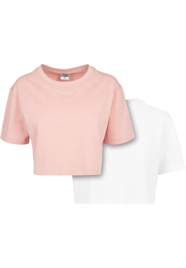 Ladies Short Oversized Tee 2-Pack - Ladies T-Shirts and Tops - TTUPP1555 - 184