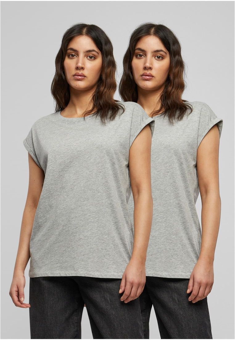 Pre-Pack Ladies Extended Shoulder Tee 2-Pack - - TTUPP771P - 304