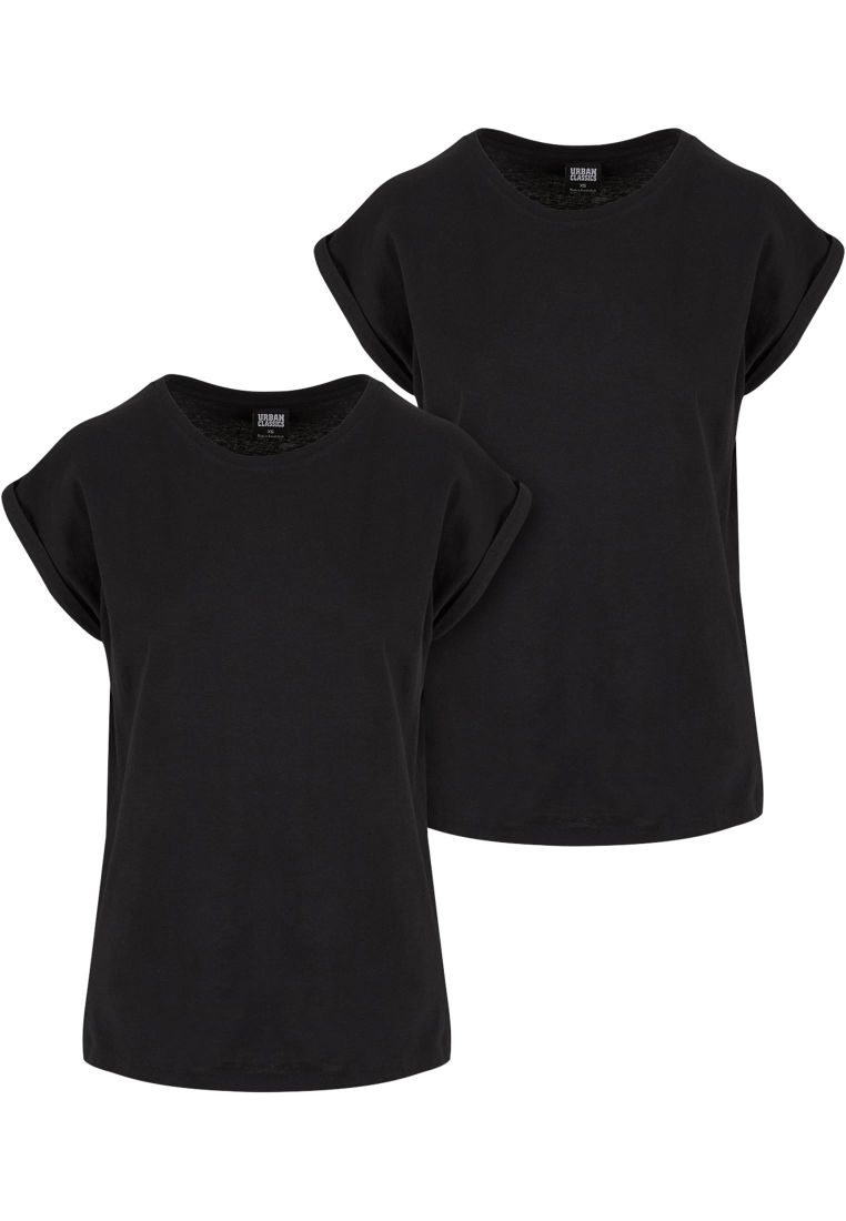 Pre-Pack Ladies Extended Shoulder Tee 2-Pack - - TTUPP771P - 6