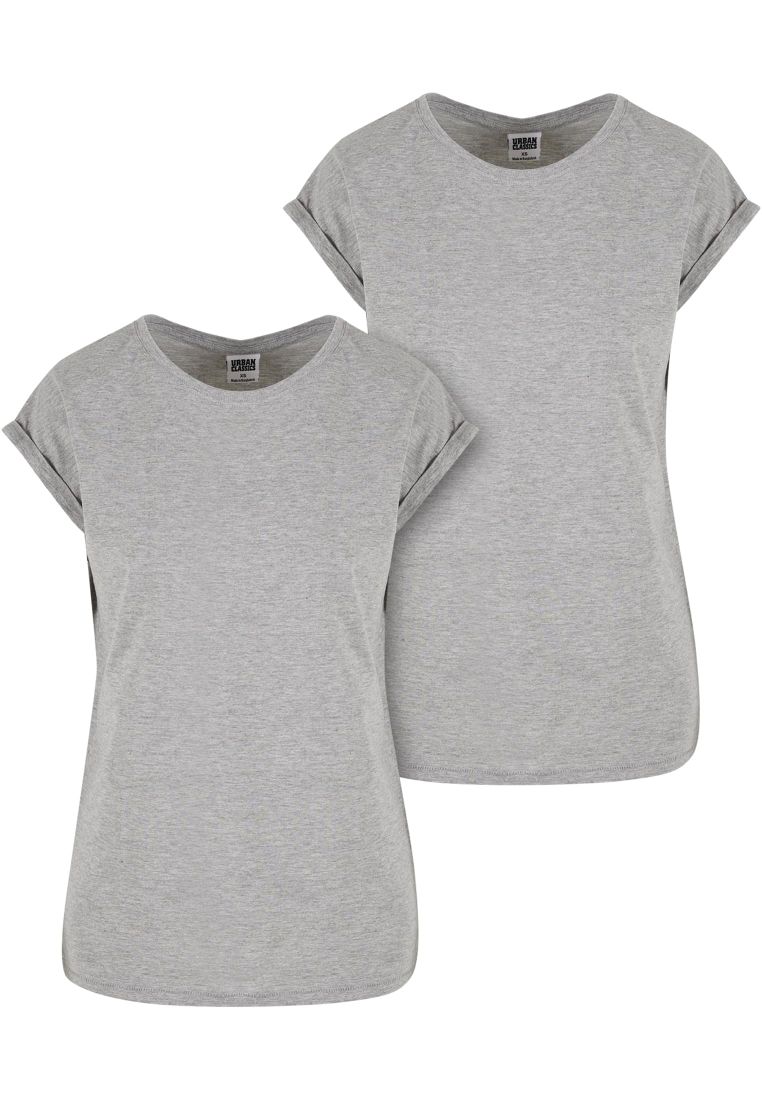 Pre-Pack Ladies Extended Shoulder Tee 2-Pack - - TTUPP771P - 307