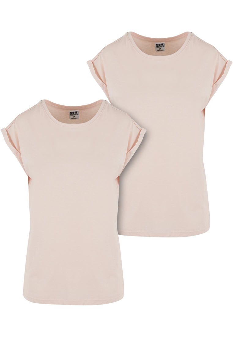 Pre-Pack Ladies Extended Shoulder Tee 2-Pack - - TTUPP771P - 457