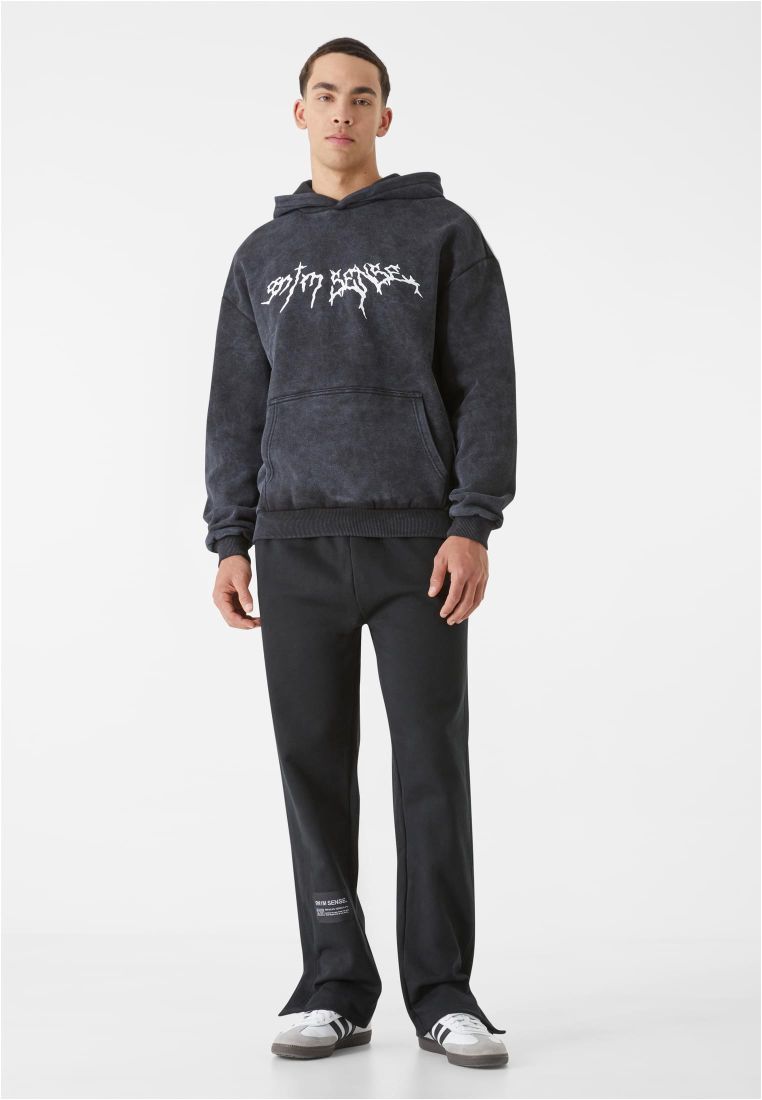 Sense Goth Print Hoodie Washed - Hoodies - TTUSENSE002 - 5