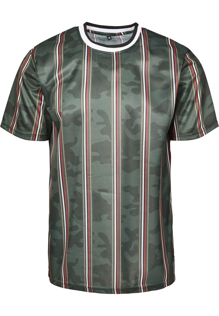 Thin Vertical Stripes AOP T-Shirt