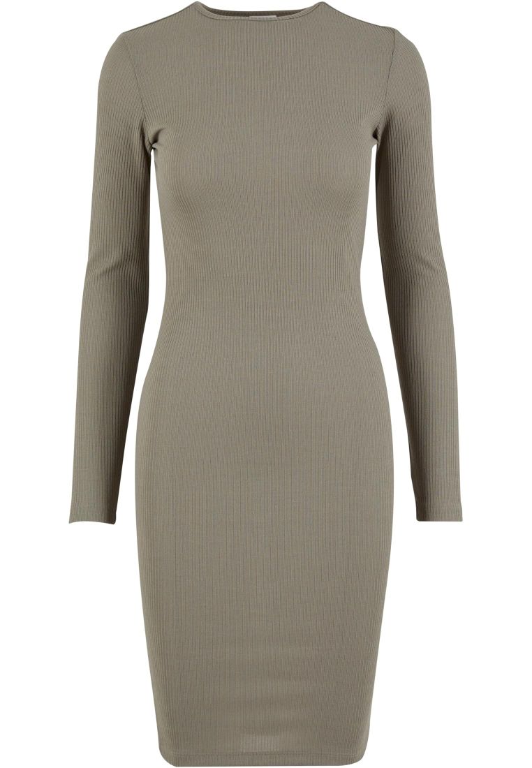 Ladies Rib Dress - Naisten Shortsit, Hameet ja Mekot - TTUTB1340 - 1142