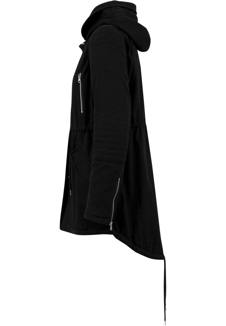 Ladies Sherpa Lined Cotton Parka - Naisten Takit - TTUTB1370 - 8