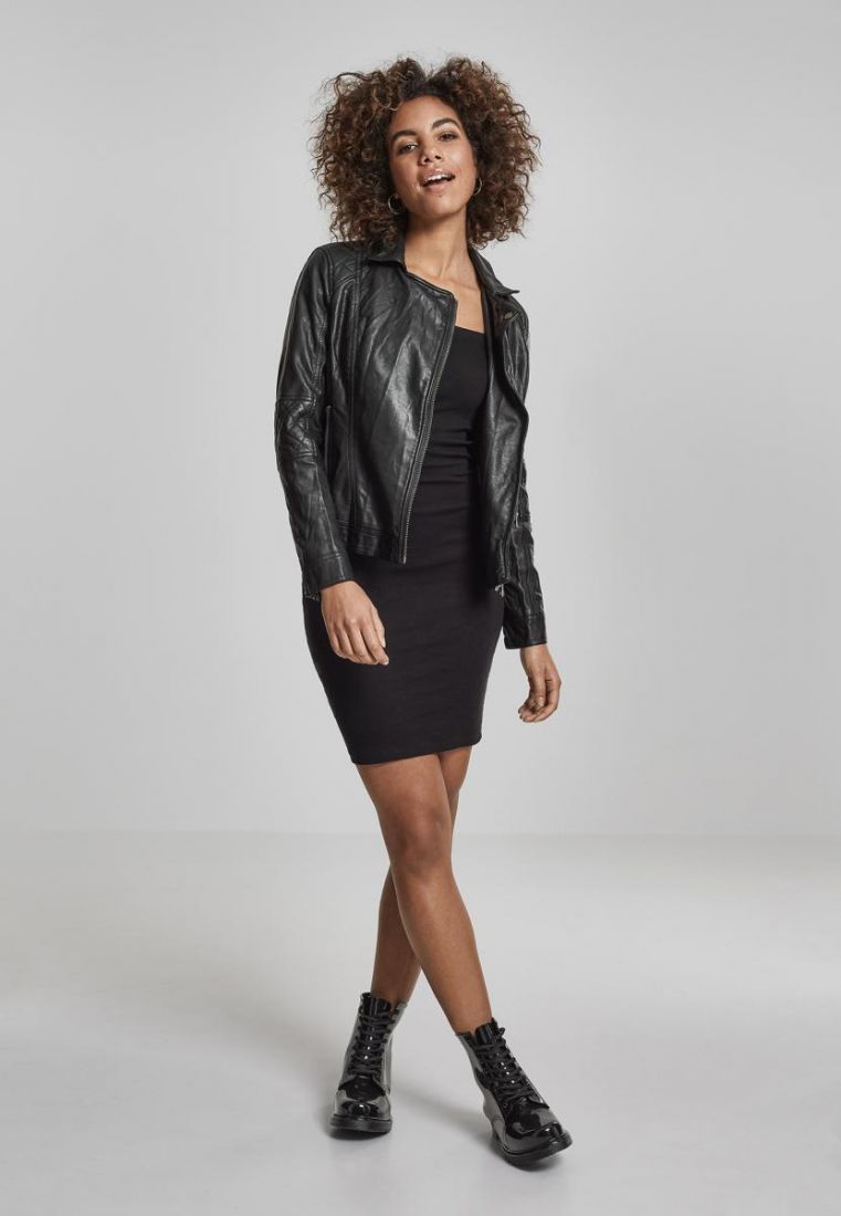 Ladies Off Shoulder Rib Dress - Naisten Shortsit, Hameet ja Mekot - TTUTB1501 - 7