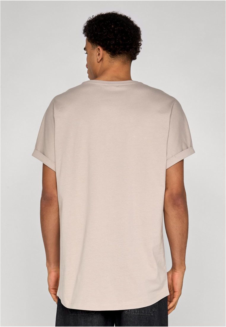 Long Shaped Turnup Tee - Miesten T-paidat - TTUTB1561 - 1235