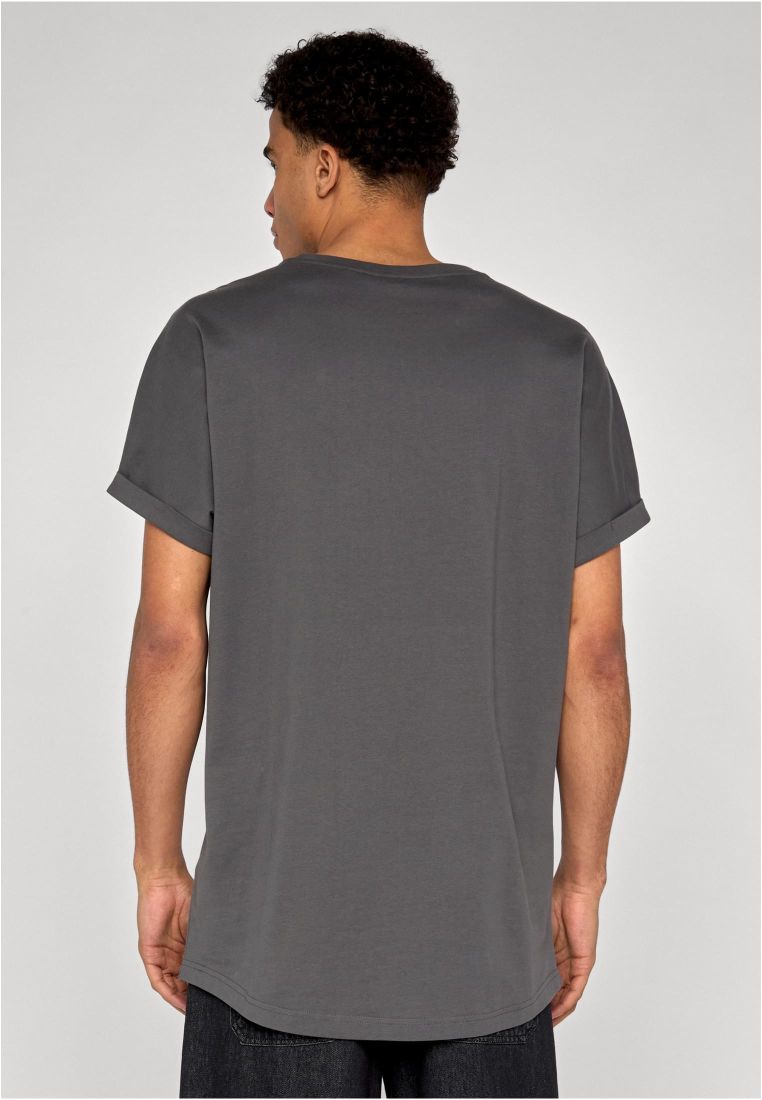 Long Shaped Turnup Tee - Miesten T-paidat - TTUTB1561 - 2585