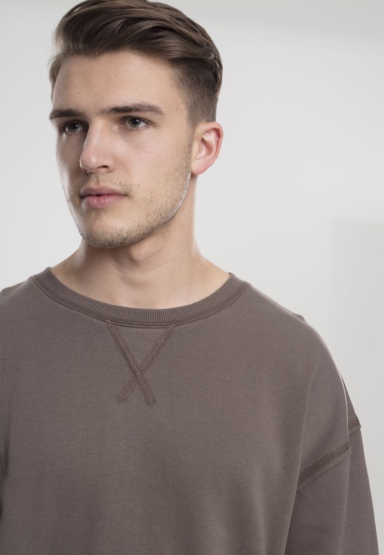 Oversized Open Edge Crew - - TTUTB1590 - 878