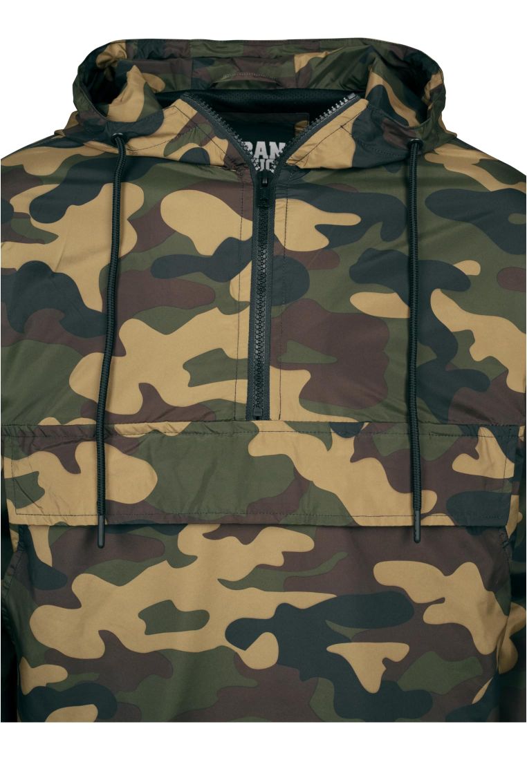 Camo Pull Over Windbreaker - Miesten takit - TTUTB1623 - 192