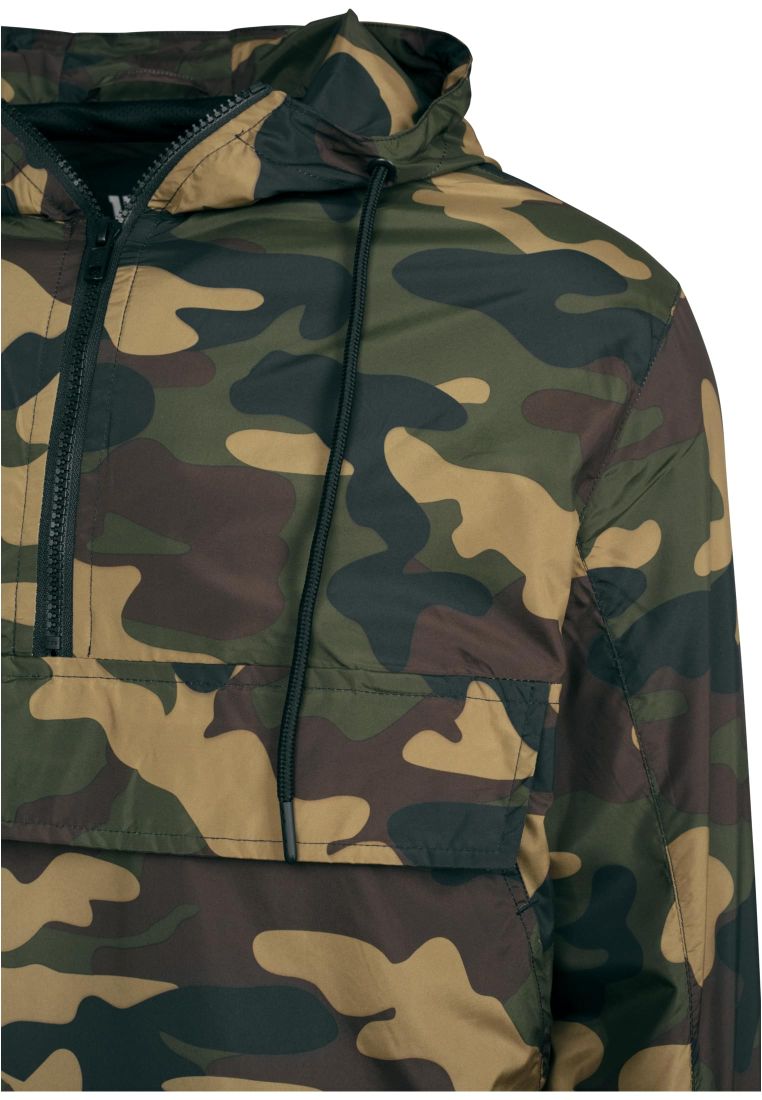 Camo Pull Over Windbreaker - Miesten takit - TTUTB1623 - 10