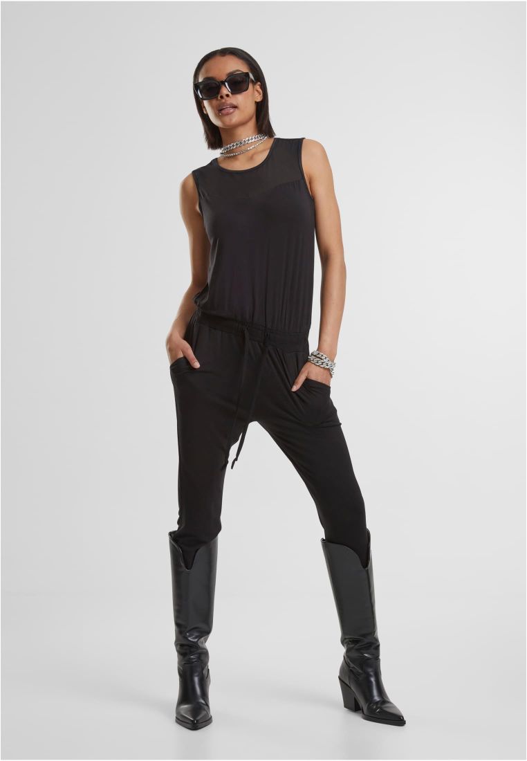 Ladies Tech Mesh Long Jumpsuit - CURVY SIZES 3XL-6XL - TTUTB1630 - 5