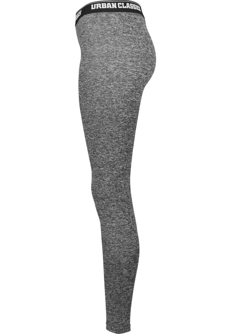 Ladies Active Melange Logo Leggings