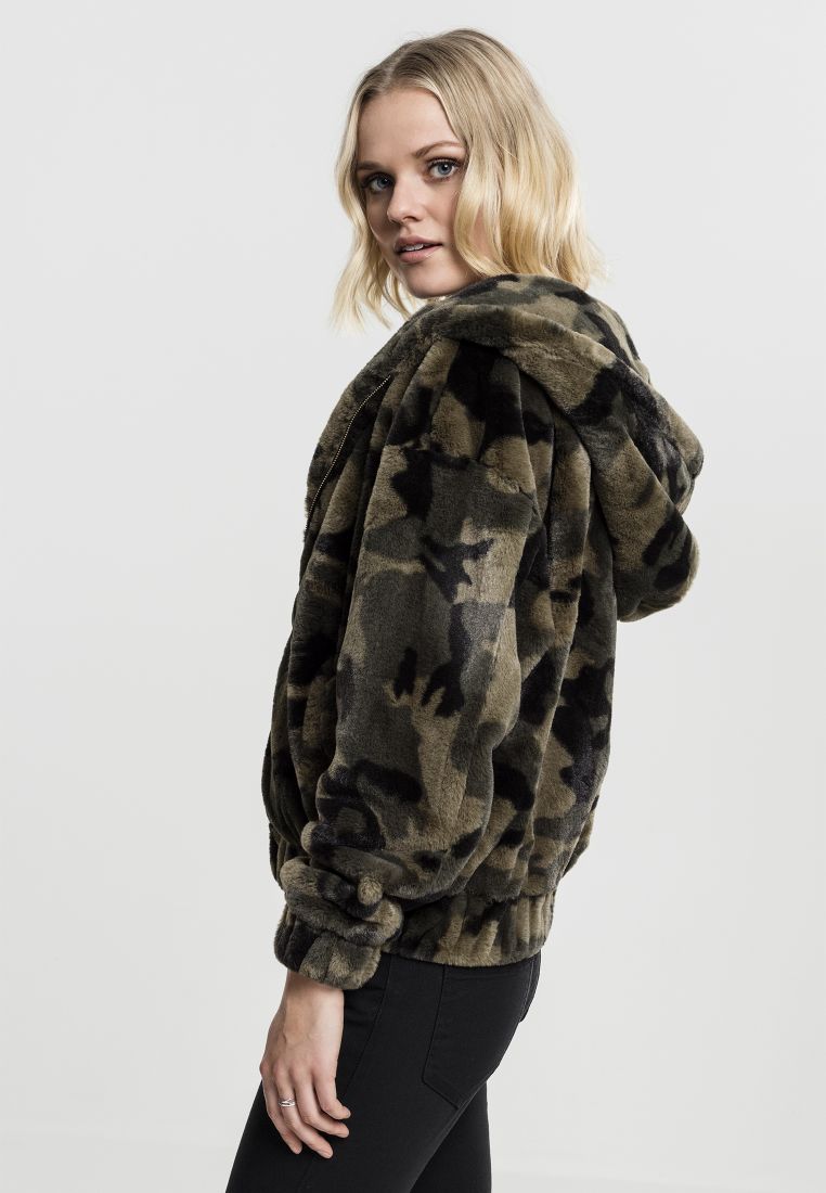 camo teddy jacket