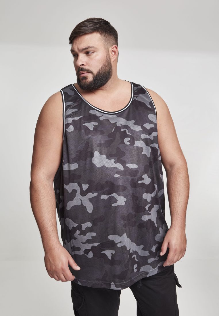 Camo Mesh Tanktop - Mens t-shirts - TTUTB2065 - 34