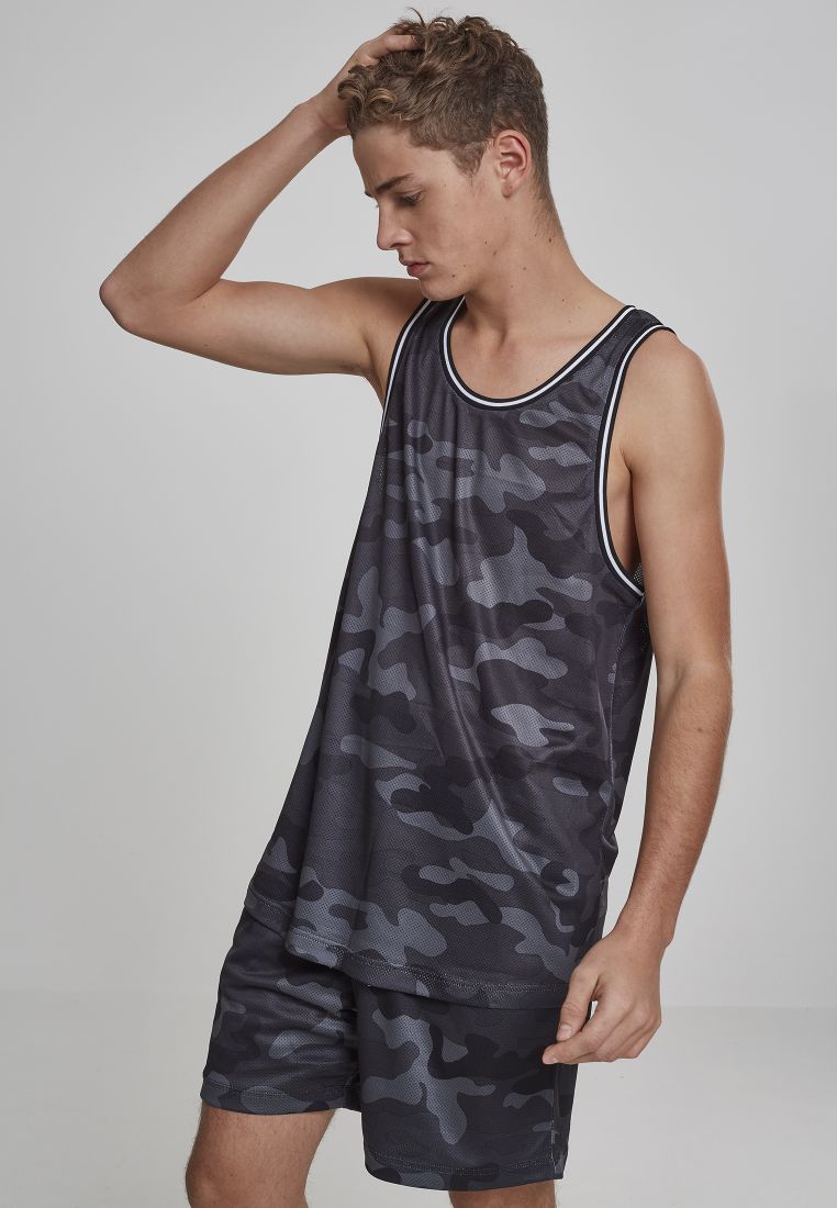 Camo Mesh Tanktop - Mens t-shirts - TTUTB2065 - 121