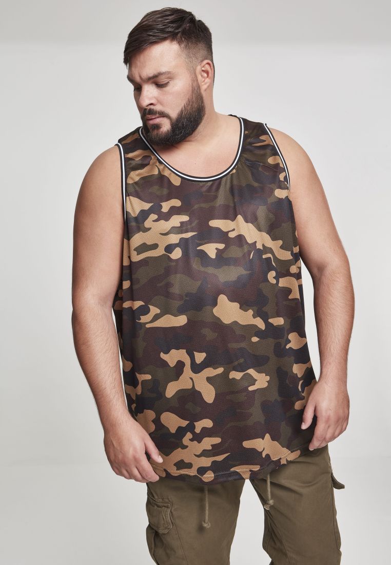 Camo Mesh Tanktop - Mens t-shirts - TTUTB2065 - 11