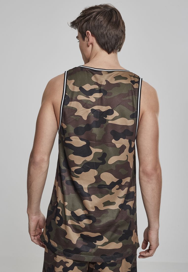 Camo Mesh Tanktop - Mens t-shirts - TTUTB2065 - 335