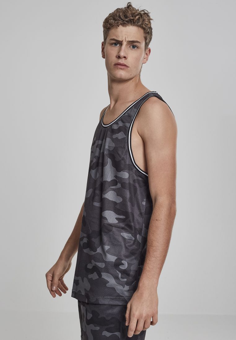 Camo Mesh Tanktop - Mens t-shirts - TTUTB2065 - 126