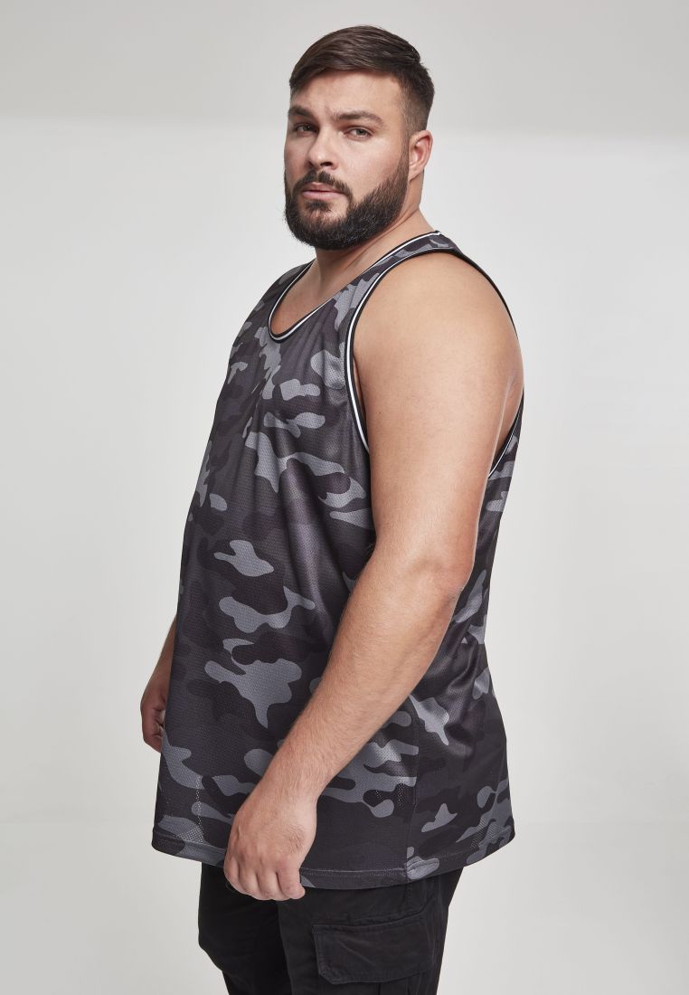 Camo Mesh Tanktop - Mens t-shirts - TTUTB2065 - 35