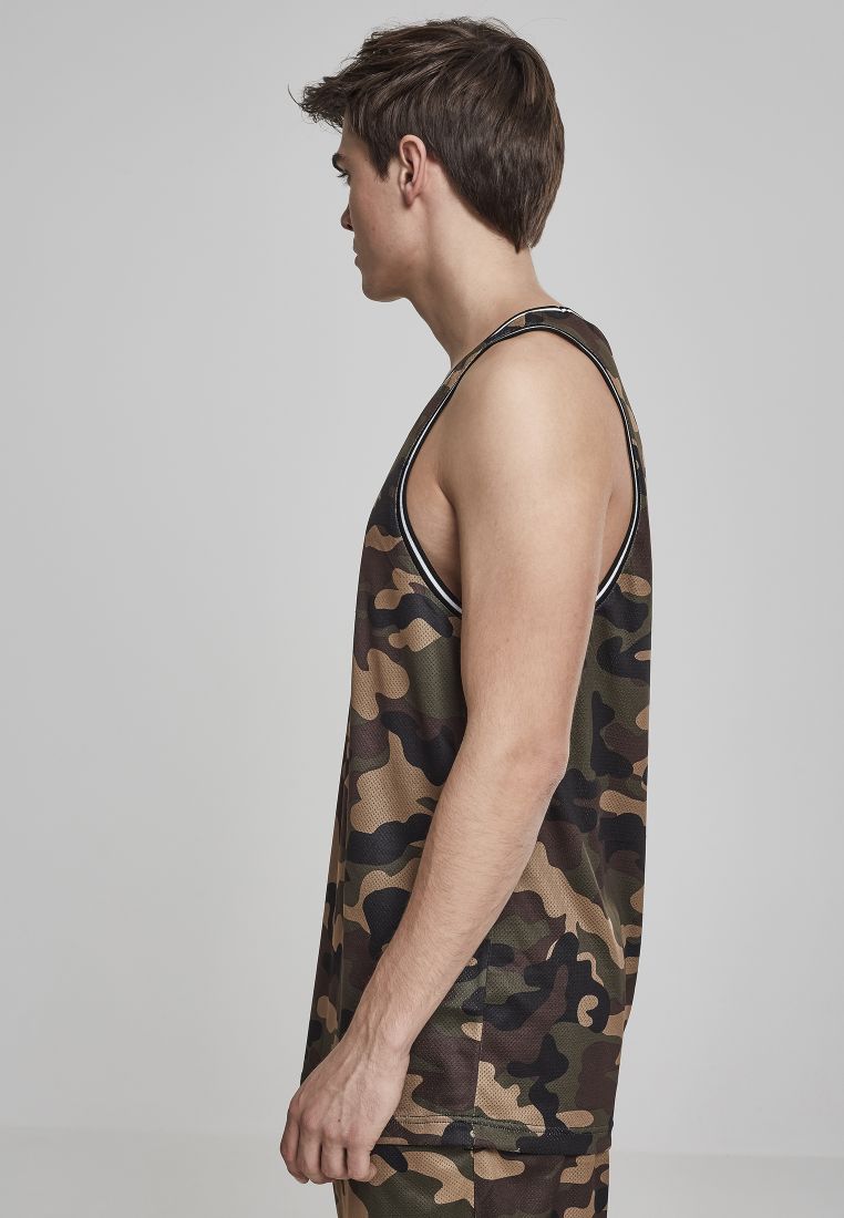 Camo Mesh Tanktop - Mens t-shirts - TTUTB2065 - 336