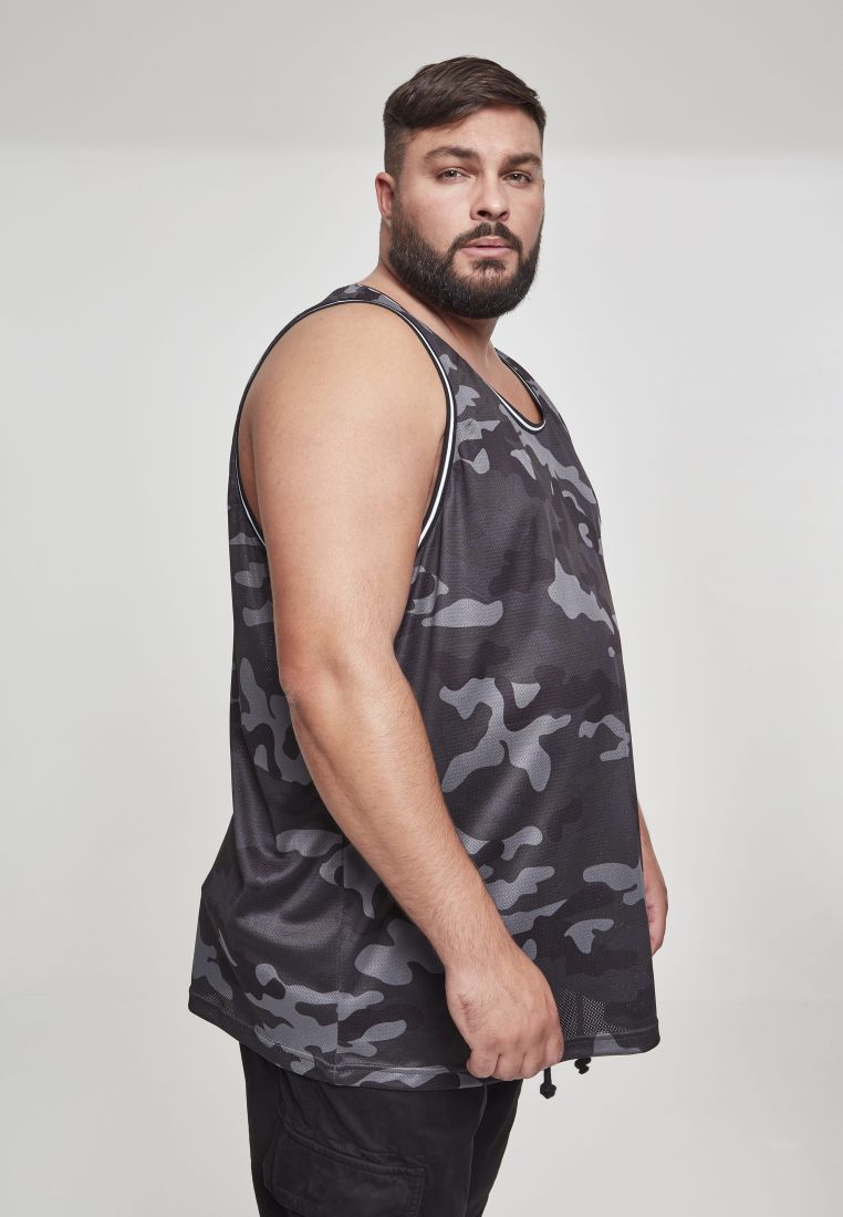 Camo Mesh Tanktop - Mens t-shirts - TTUTB2065 - 37