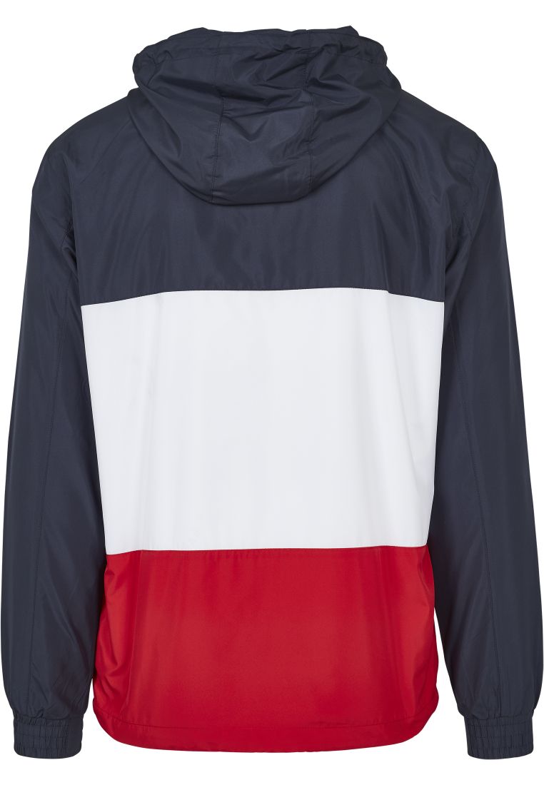 Color Block Pull Over Jacket