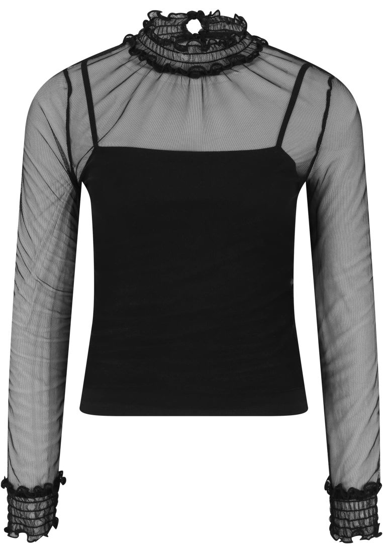 Ladies Double Layer Mesh L/S - Naisten  Colleget ja Collegetakit - TTUTB2324 - 2
