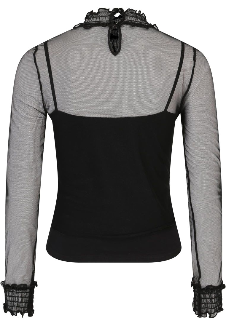 Ladies Double Layer Mesh L/S - Naisten  Colleget ja Collegetakit - TTUTB2324 - 5