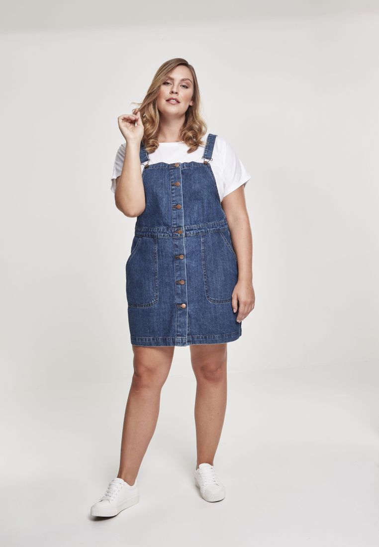 Buy Blue Embroidered Denim Dungaree for Girls Online at KIDS ONLY |  219012001