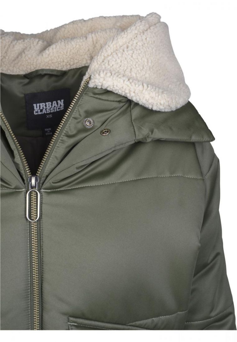 Ladies Sherpa Hooded Jacket-TB2380