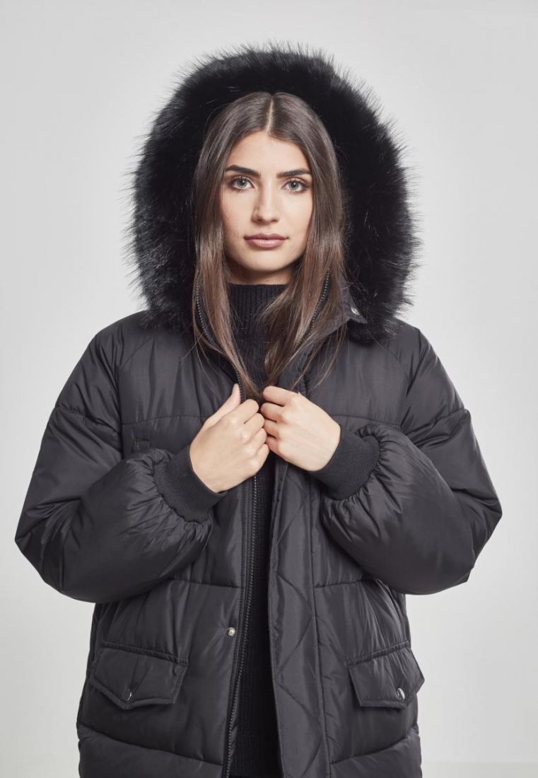 Fur Oversize Coat-TB2382 Ladies Puffer Faux