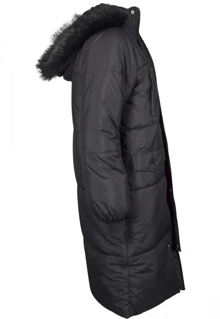 Ladies Oversize Faux Fur Puffer Coat-TB2382