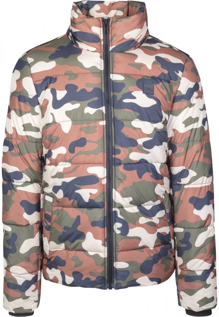 Hooded Camo Puffer Jacket