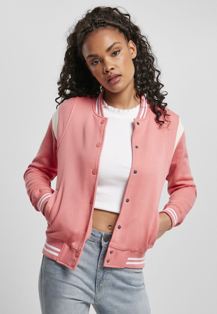 Ladies Inset College Sweat Jacket - PLUS KOOT 3XL-6XL - TTUTB2618 - 661