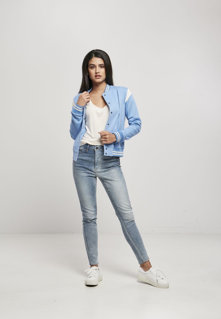 Ladies Inset College Sweat Jacket - PLUS KOOT 3XL-6XL - TTUTB2618 - 938